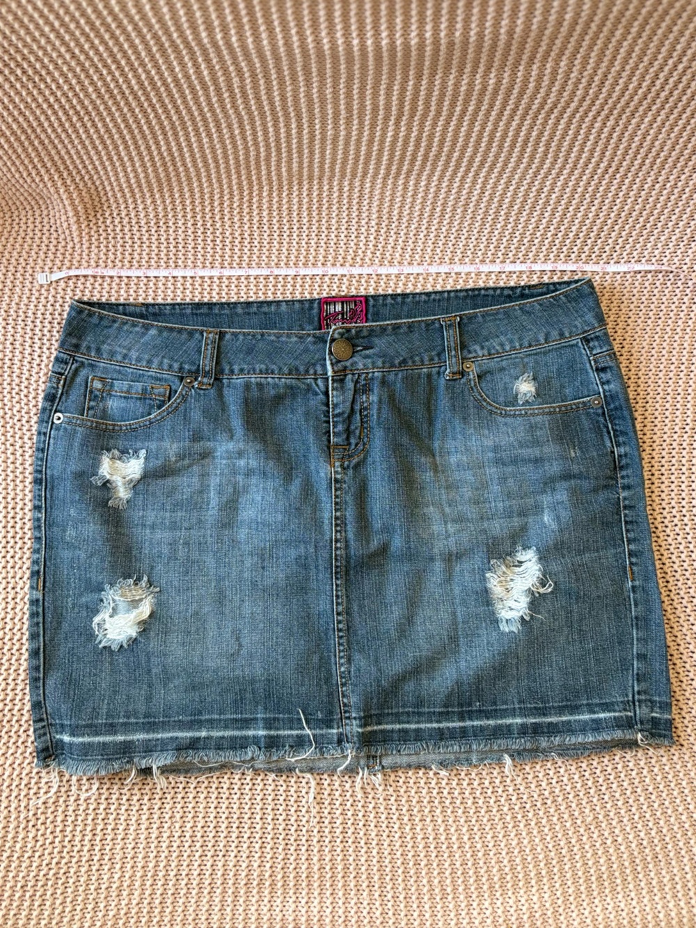 Torrid - women’s distressed jean skirt